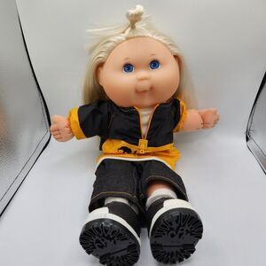 Cabbage Patch Kids E-Doption Kids Blonde Hair Blue Eyes Doll 1999 Mattel